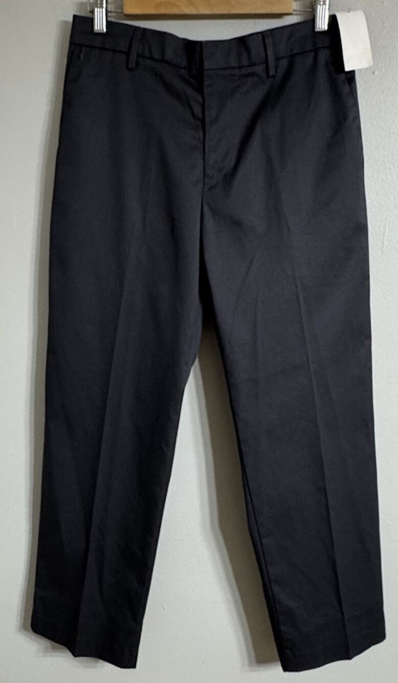 Dockers Signature Khaki Pants Mens 32X30 Iron Free Straight Flat Front Grey NEW